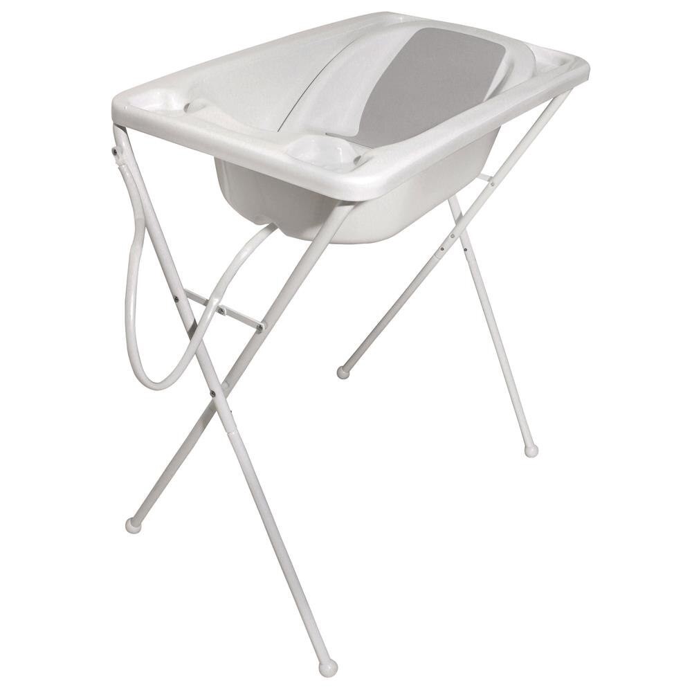 Banheira de Bebe Plastica Galzerano Acqua Trio Branca - Mom & Baby