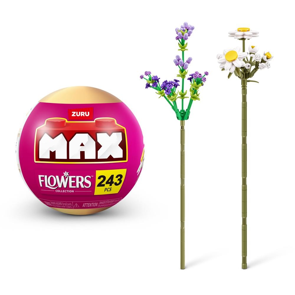 Blocos de Montar Max Premium Flowers - Margarida 243 pçs em Oferta na Shopee