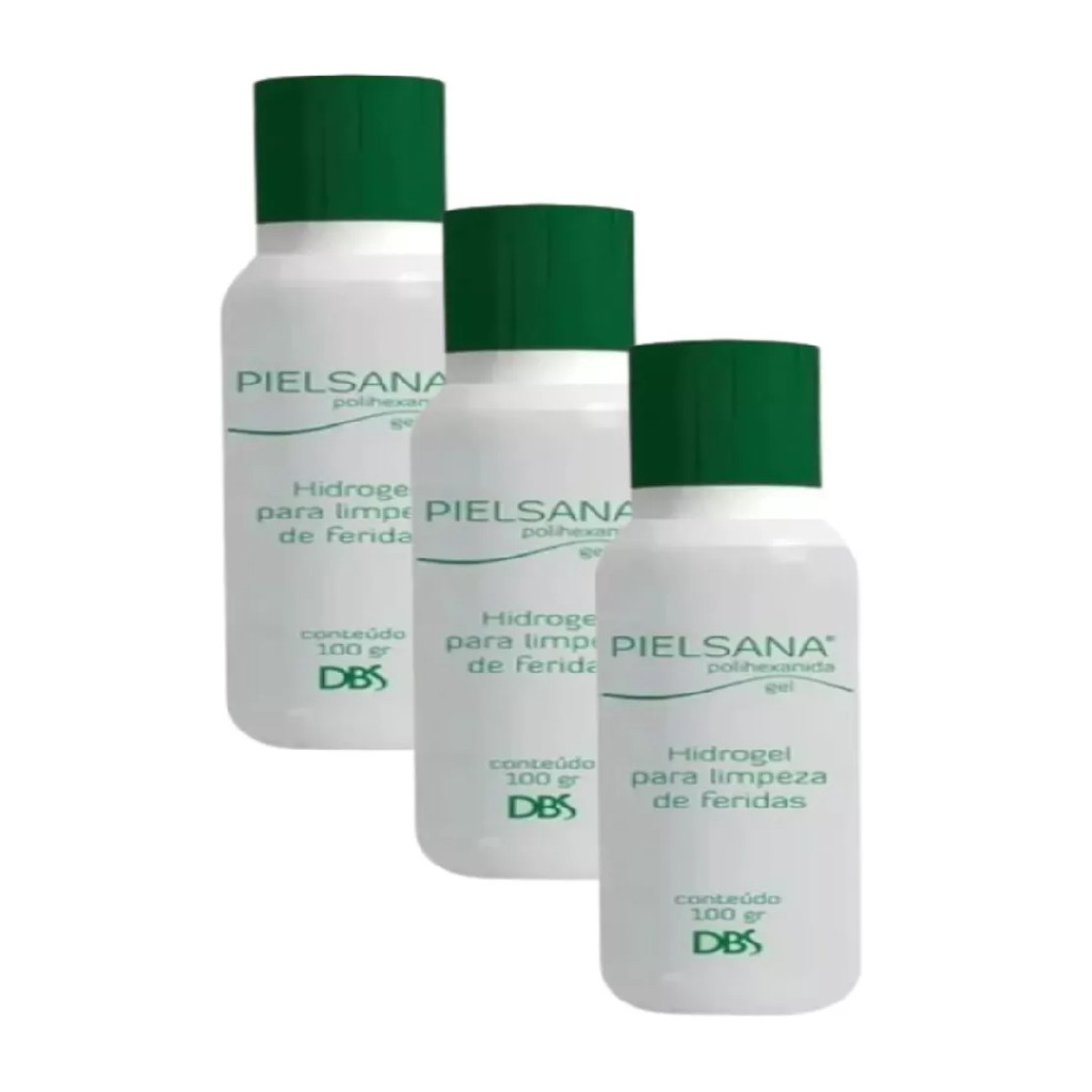 Kit 3x Pielsana Polihexanida Gel 100g C