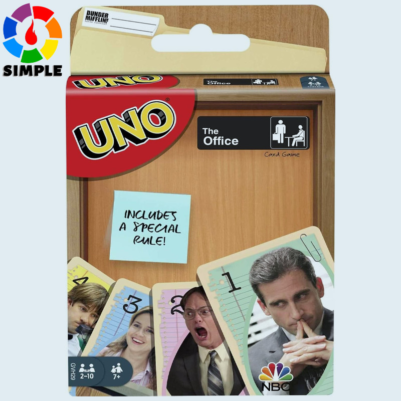 Mattel Games Uno The Office Card Game For Teens, Adults, Families & Parties With Special Rule For 2 To 10 Players