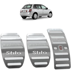 Pedaleira Stilo 02/11 Manual Aço Inox - Não fura o pedal