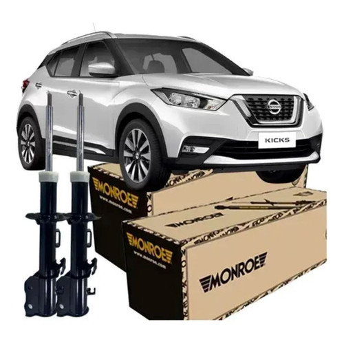 Par Amortecedor Dianteiro Original Monroe  Kicks 1.6 16v 2016 A 2021 - Spare Parts and Accessories for Vehicles