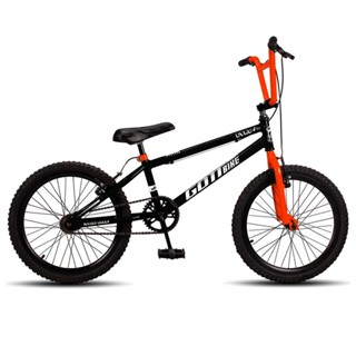 Bicicleta Infantil Aro 20 Bmx Freio V-Brake Preto e Laranja Gottbike em Oferta na Shopee