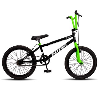 Bicicleta Infantil Aro 20 Bmx Freio V-Brake Preto e Verde Gottbike em Oferta na Shopee