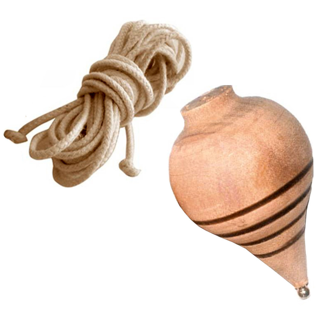 Piao Madeira Cordinha Fieira Brinquedo Antigo Retro Vintage