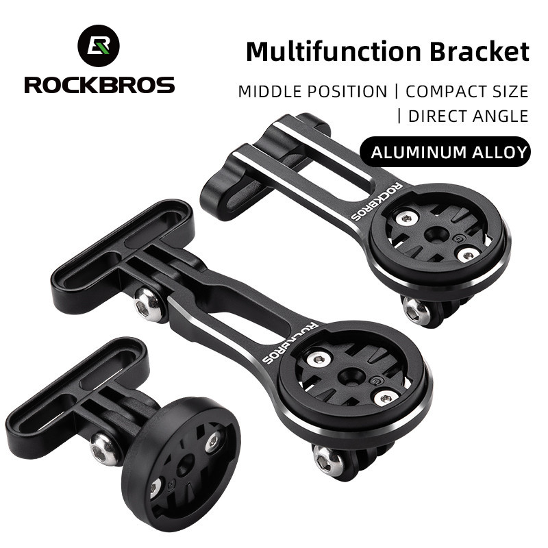ROCKBROS Velocímetro Suporte Extensível Integrado De Alumínio De Liga De Montagem Para Garmin Wahoo Bryton em Oferta na Shopee