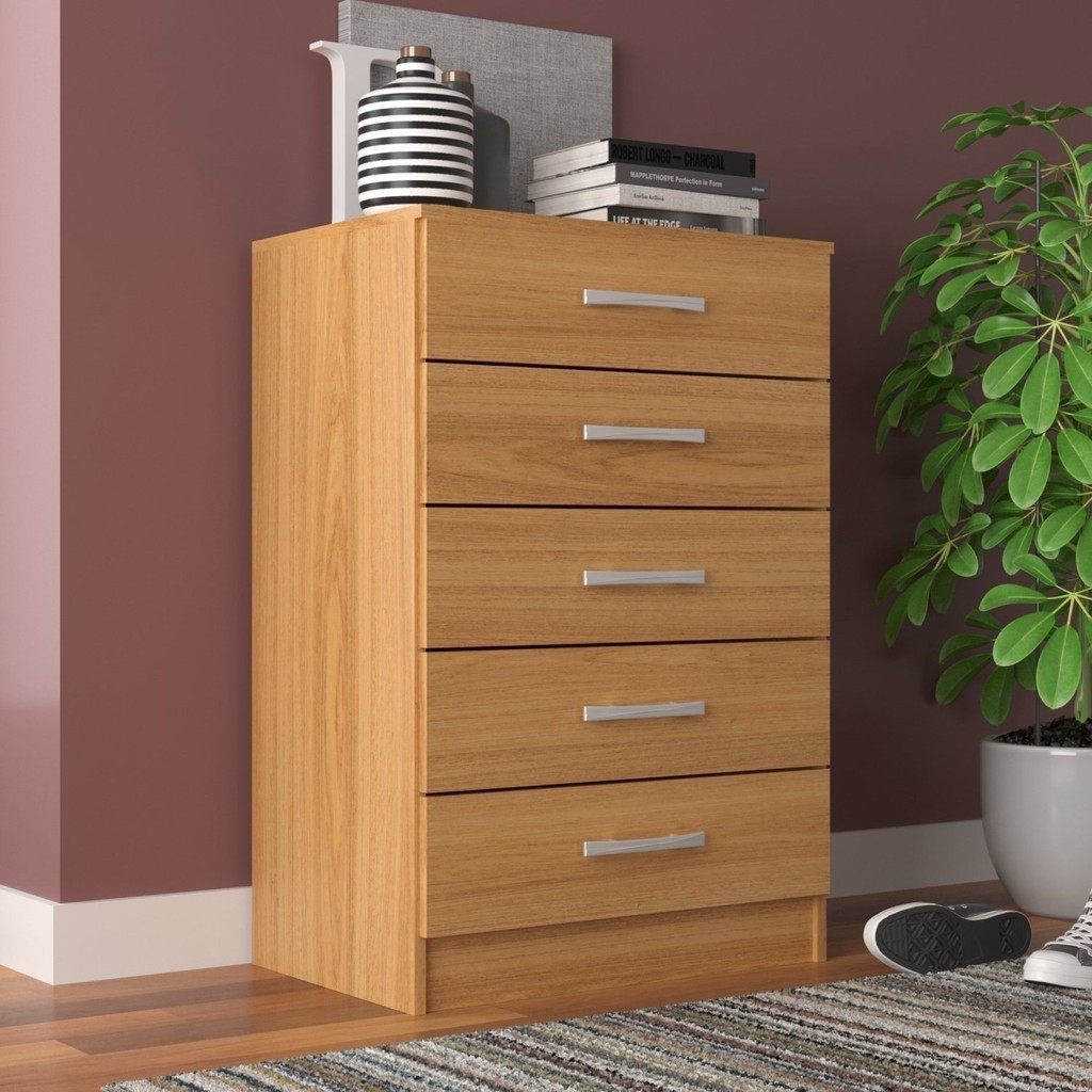 Cômoda 5 Gavetas Maxi  Cinamomo em Oferta na Shopee