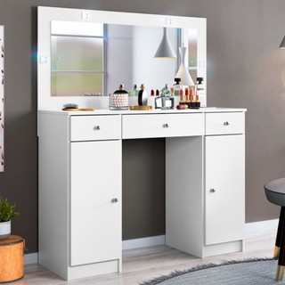 Penteadeira Camarim Carisma Branco - Demóbile em Oferta na Shopee
