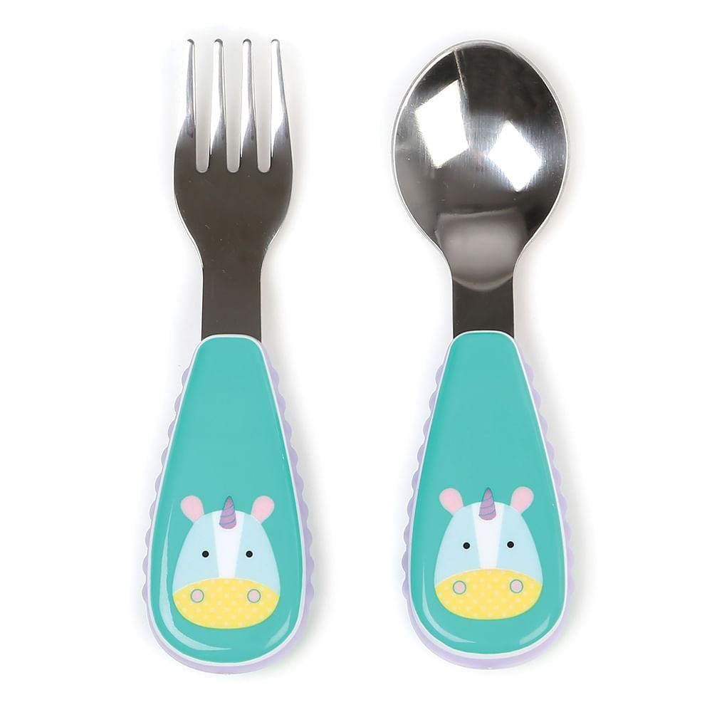 Kit de Talheres Zoo Unicórnio Skip Hop em Oferta na Shopee