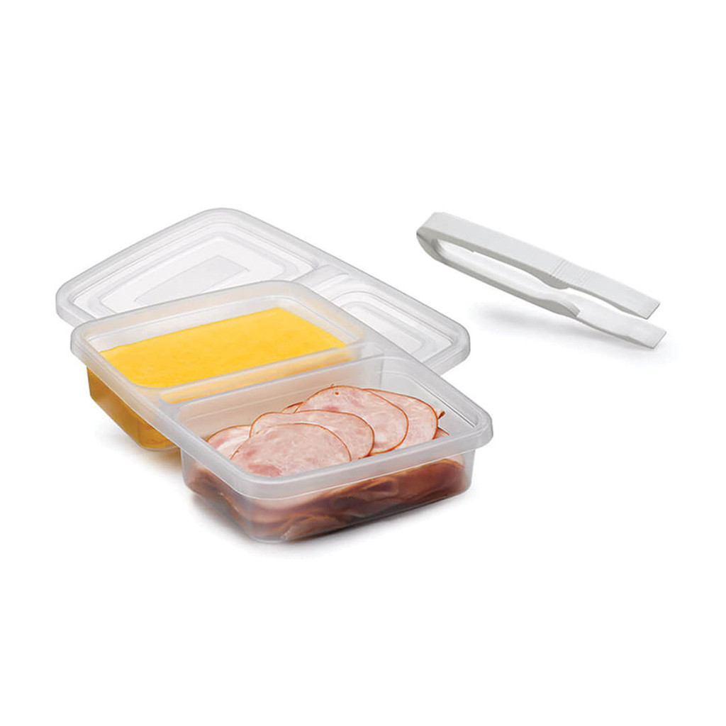 Porta Frios com Pinça para Geladeira Cozinha Organizada