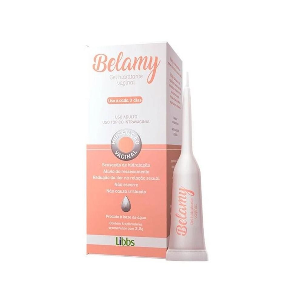 Gel Hidratante Vaginal Belamy 8 Aplicadores de 2,5g em Oferta na Shopee