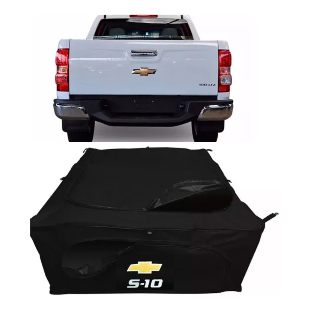 Maleiro Bag Caçamba P/ S10 840 Lts Bordado 2014/ 2022 Rocket