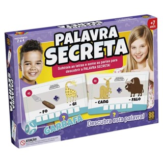 Brinquedo Infantil Jogo Palavra Secreta Grow - 01800 em Oferta na Shopee