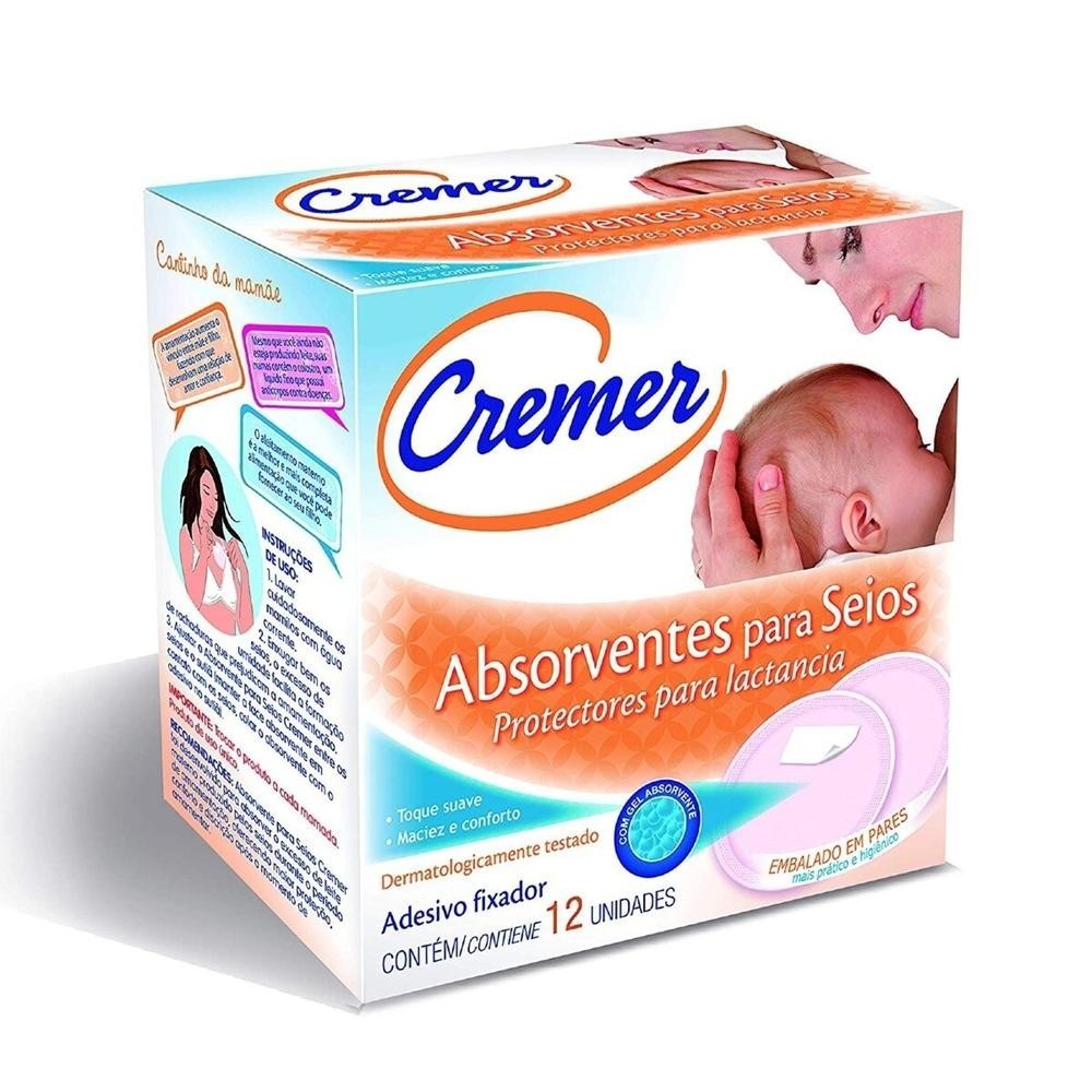 Absorvente para Seios Cremer 12 Unidades
