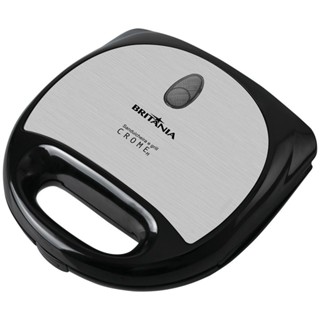 Sanduicheira Grill Britânia Crome 750W, Inox em Oferta na Shopee