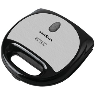 Sanduicheira Grill Britânia Crome 750W, Inox