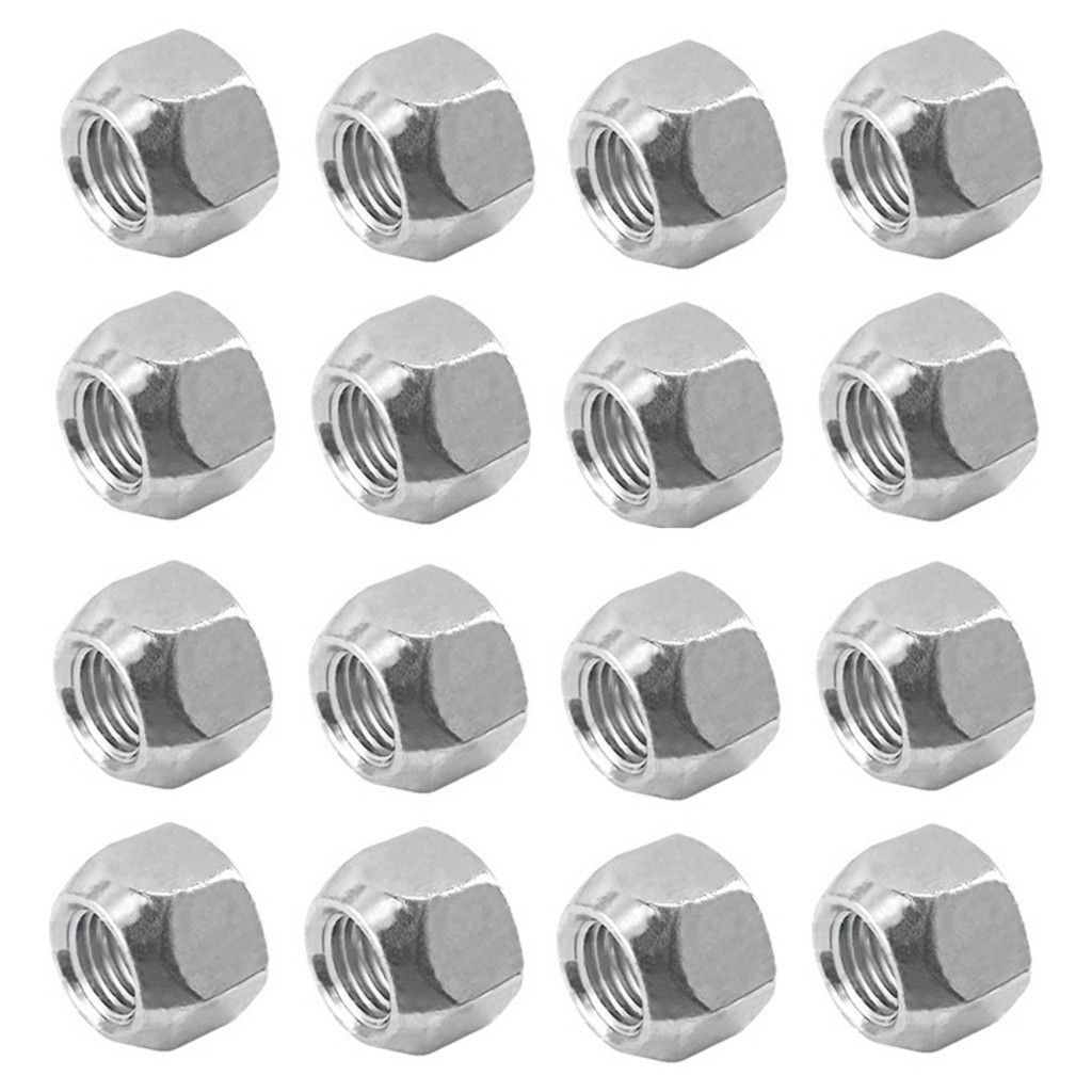 Jogo 16 Porca Cromada Roda Aço Gm Onix Spin Cobalt