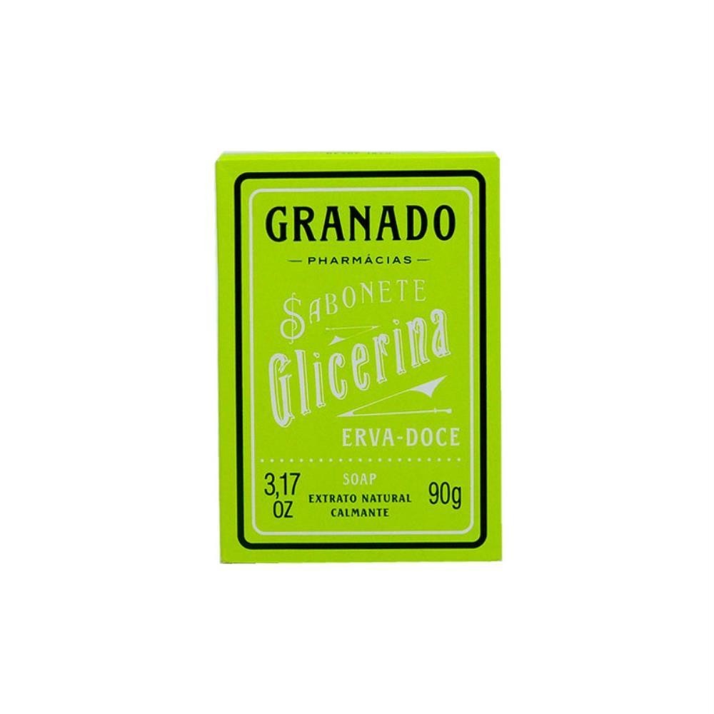 GRANADO SABONETE GLICERINA E ERVA-DOCE COM 90G