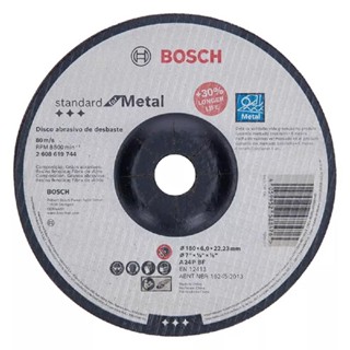 Disco de Desbaste Para Ferro 7'' X 1/4'' X 7/8'' Standard (2608619744) - Bosch em Oferta na Shopee