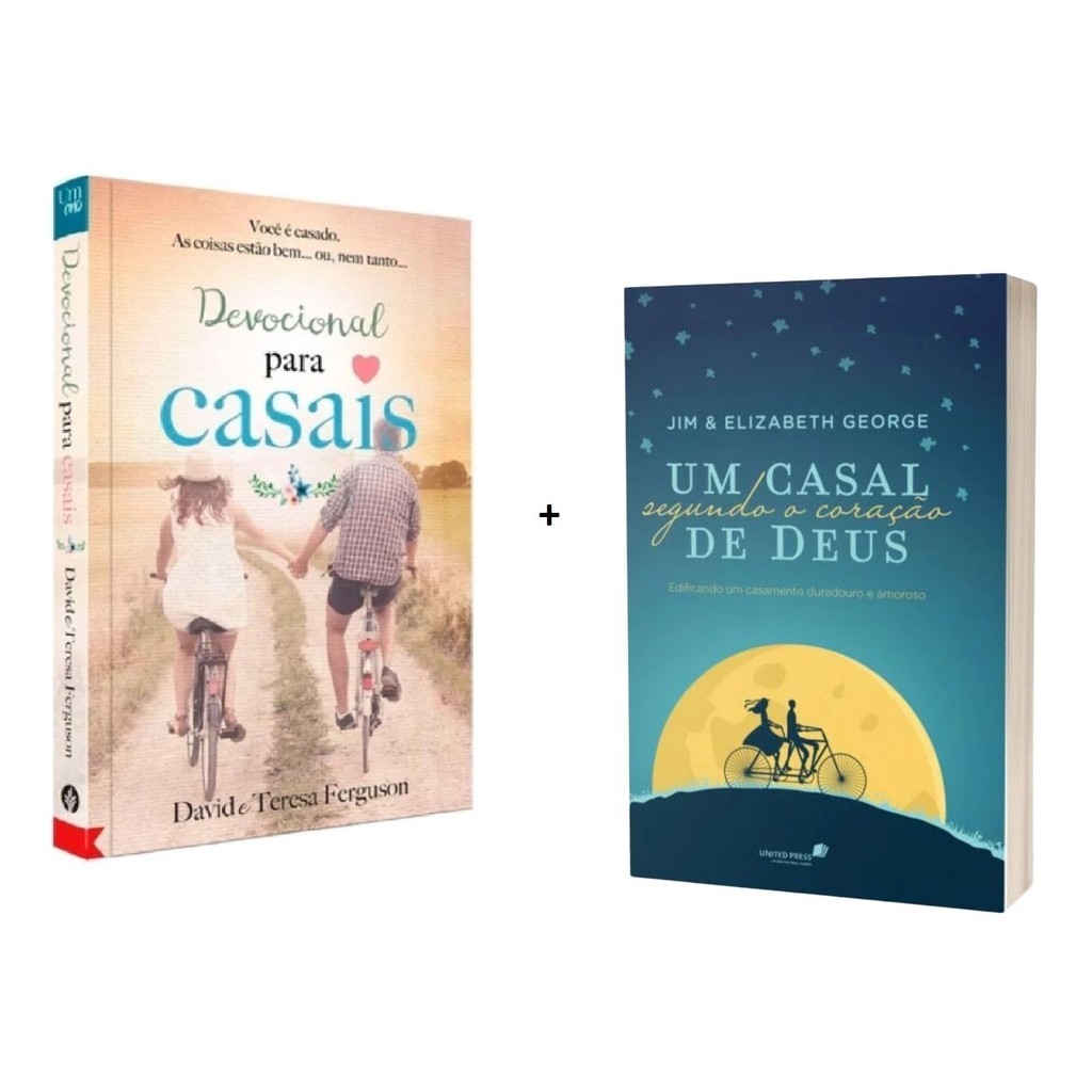 Kit 2 Livros | Devocional Para Casais 366 Dias + Um casal segundo coração de Deus em Oferta na Shopee