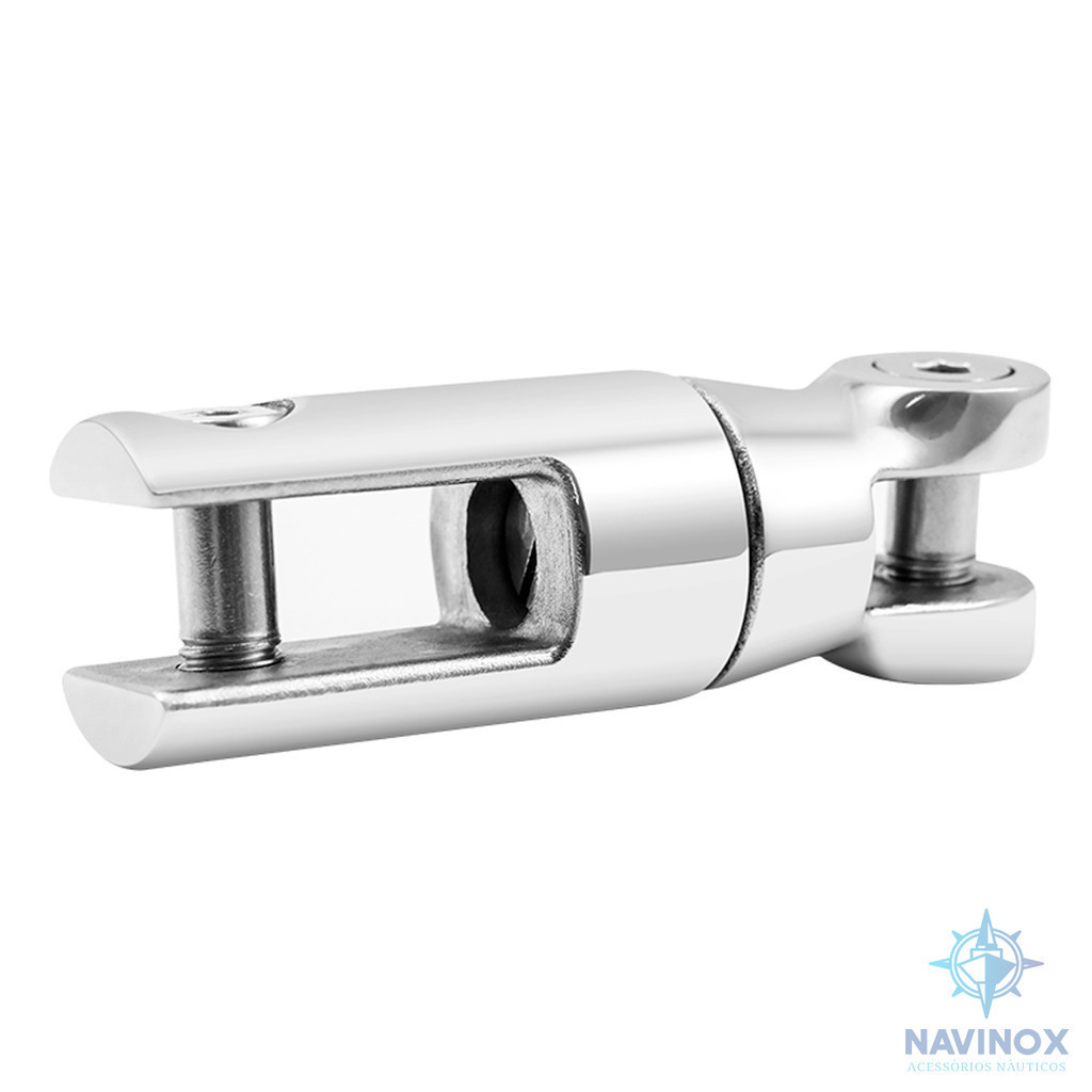 Conector Distorcedor Âncora Inox 316 Corrente Calibrada Aço Inox ou Galvanizada de 6 a 8mm Navinox