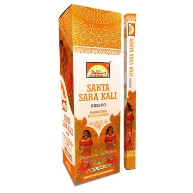 Incenso Santa Sara Kali Parimal Box 25 Caixas Com 8 Varetas
