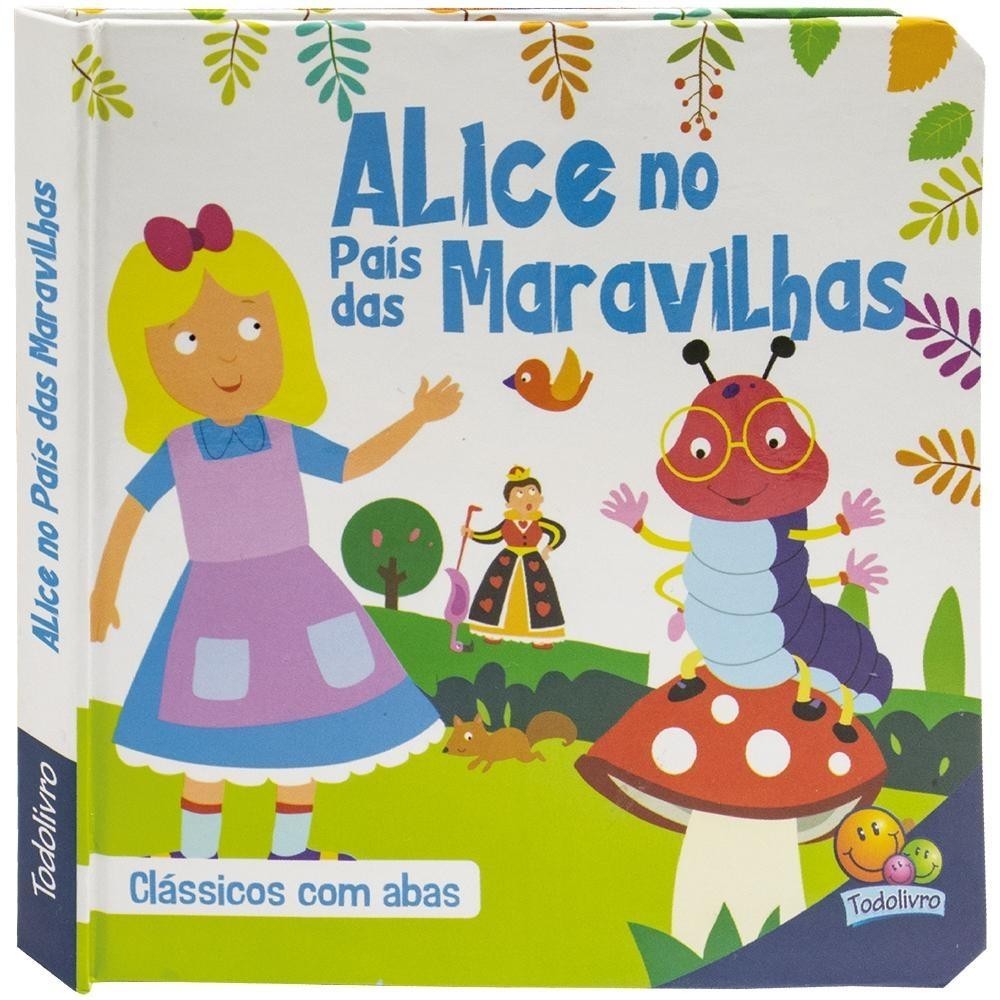 Clássicos com Abas: Alice no País das Maravilhas em Oferta na Shopee