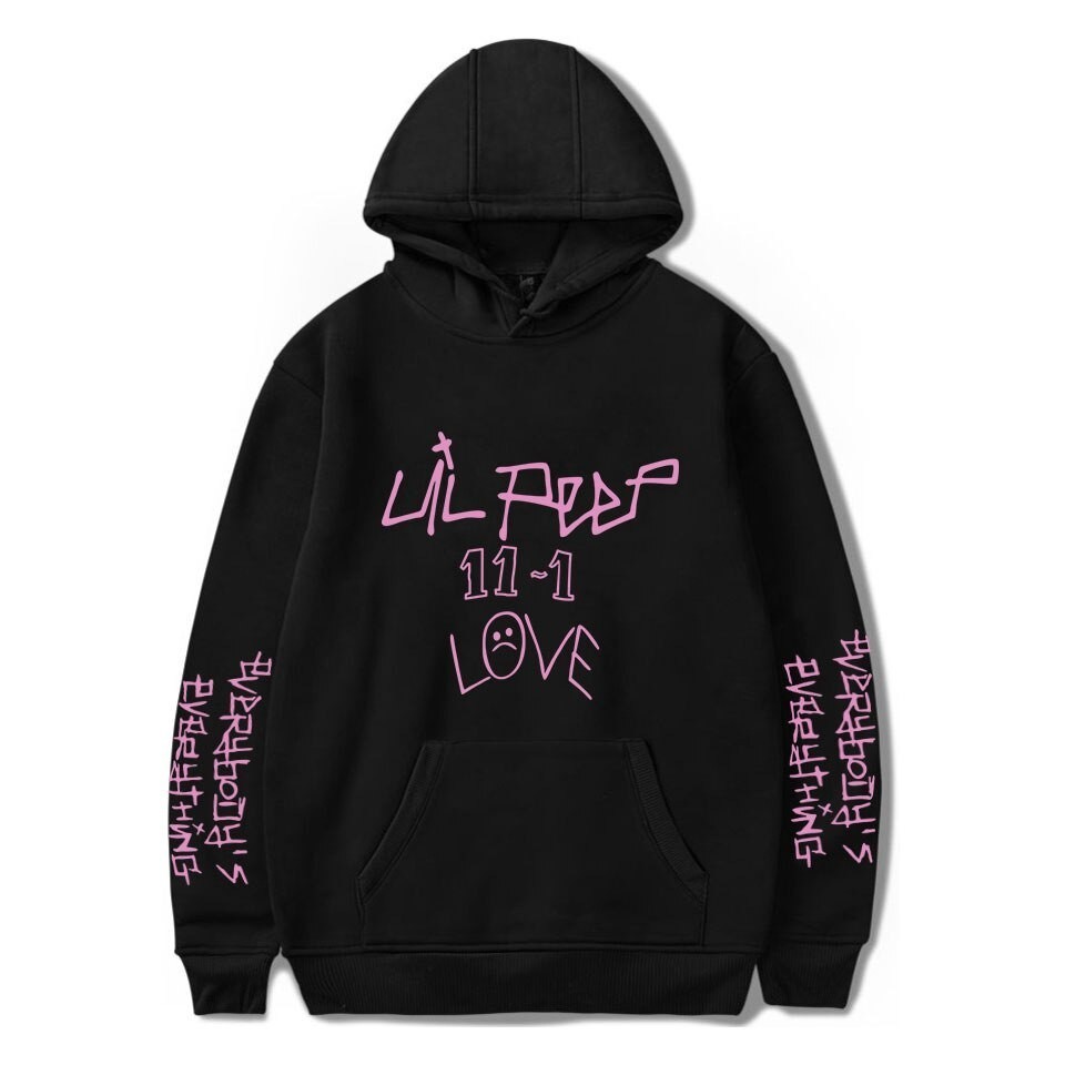 Blusa Moletom Canguru Blusa Lil Peep hoodies rap hip hop Cantor Rapper Musica Unissex
