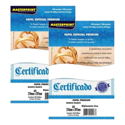 Kit 2 Pacote Papel Branco Diplomata/offset 180g/m2 A4 50f (total 100 Folhas)
