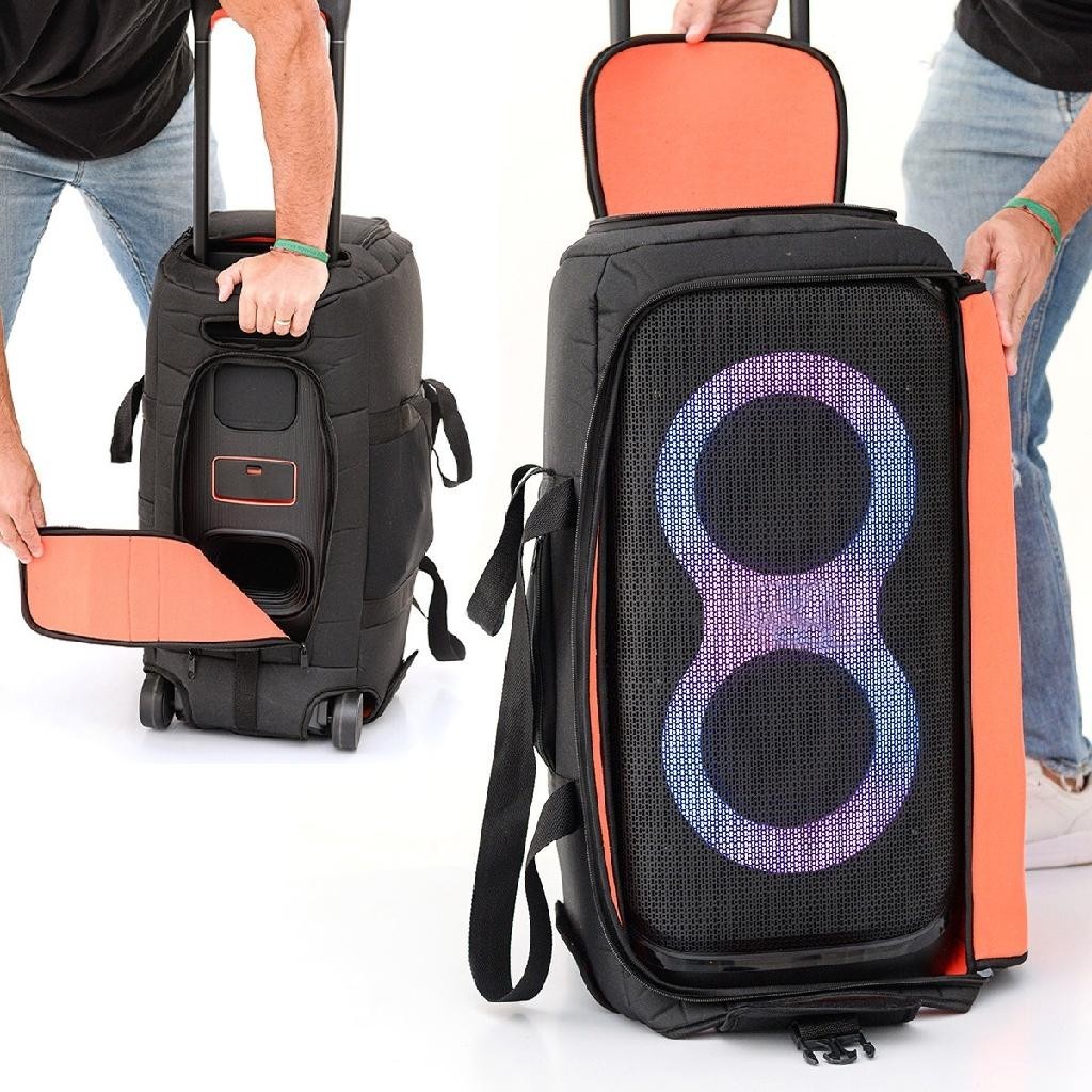Bolsa Case Capa Compatível Com Jbl Partybox 320 Stage Lançamento Acolchoamento Anti Impacto
