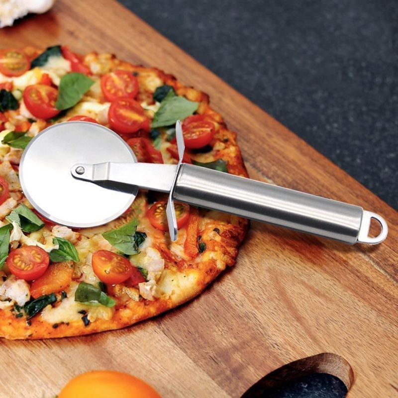 Carretilha Cortador De Massa Pizza Em Aço Inox Resistente
