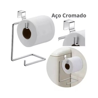Suporte Duplo para rolo Papel Higiênico Para Caixa Acoplada Praticidade e elegância em Oferta na Shopee
