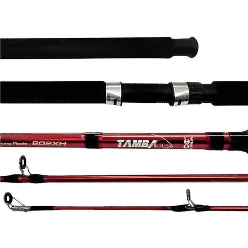 Vara para Molinete Tamba 602S 1,80mts 40-80lbs 2 Partes - Maruri em Oferta na Shopee