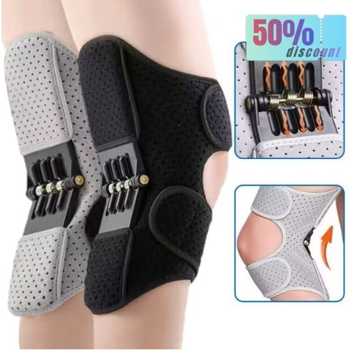 Joelheiras De Suporte De Energia Para Reforço De Proteção De Joelho Recuperação Poderosa Força De Mola Esportes Reduz Do