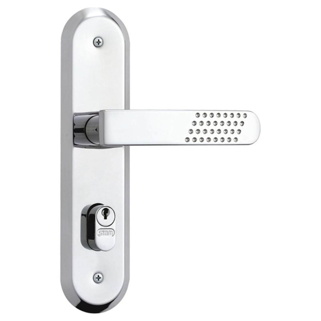 Fechadura Alavanca Stam Externa 180121 Inox em Oferta na Shopee