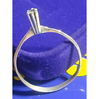 Anel 15 Anos Solitário Prata 950 Pedra Zircônia 3 mm