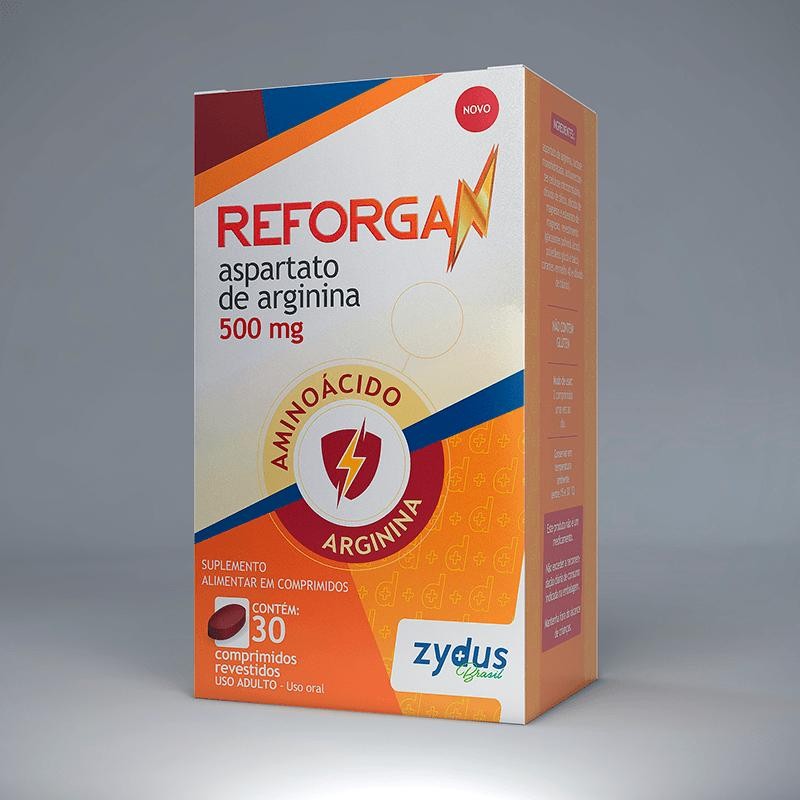 Suplemento Alimentar Reforgan 500mg 30 Comprimidos em Oferta na Shopee