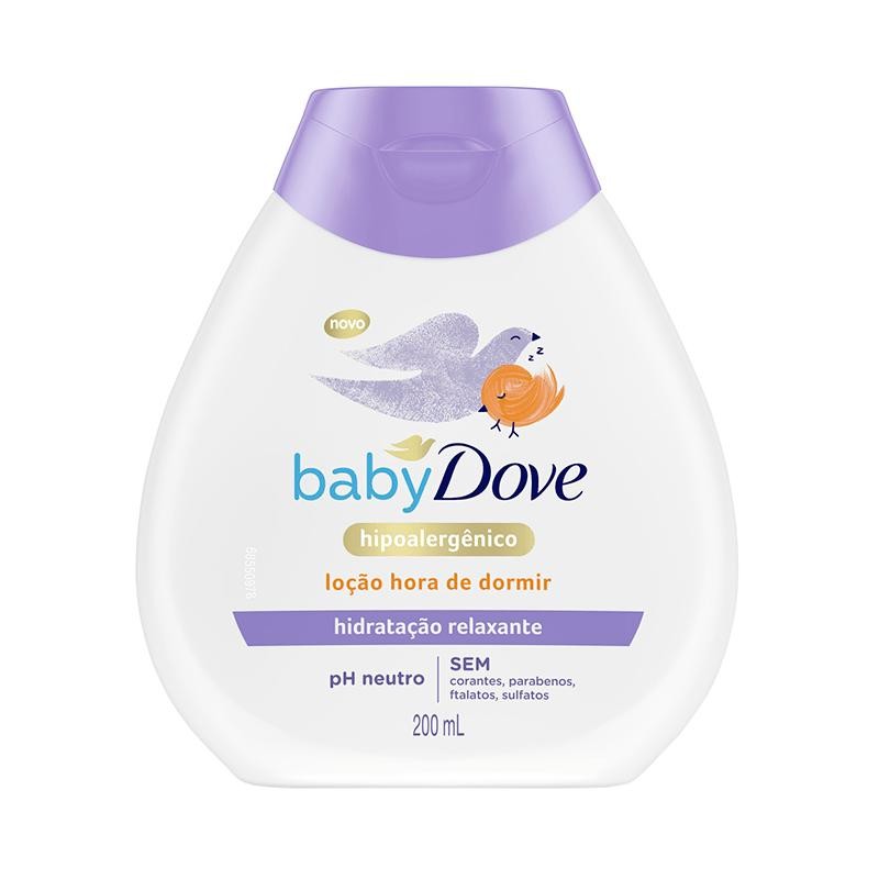 Loção Hidratante Relaxante Baby Dove Hora de Dormir 200ml - Mom & Baby