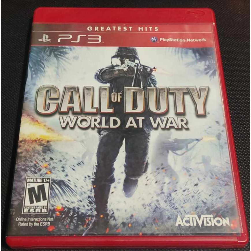 Jogo Call Of Duty World at war Greatest Hits Ps3 Mídia Física!