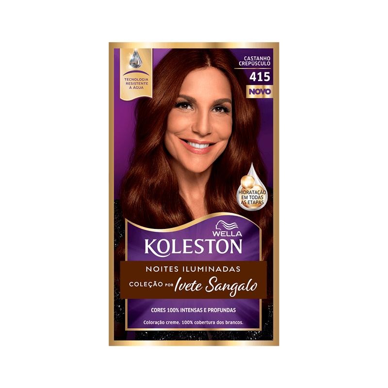 Tintura Creme Koleston Noites Iluminadas 415 Crepúsculo 1 Unidade em Oferta na Shopee