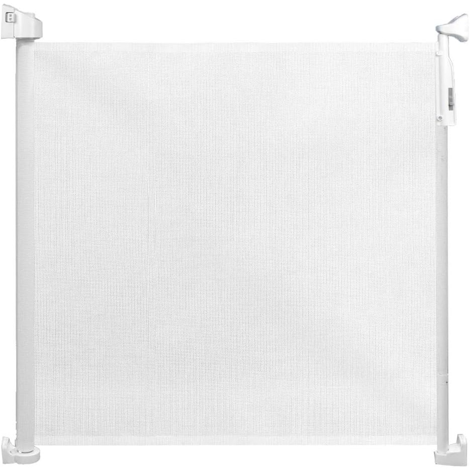 Grade Segurança Bebê Retrátil Rolling Gate Branco Safety 1st