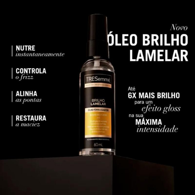 Óleo Finalizador Tresemmé Brilho Lamelar 60ml - Beauty