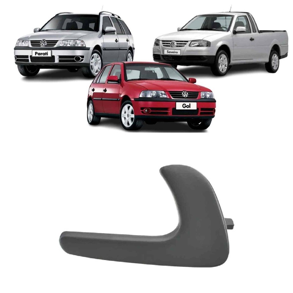 Macaneta Interna Porta Dianteira Traseira Gol Parati Saveiro G2 G3 Grafite Esquerdo em Oferta na Shopee