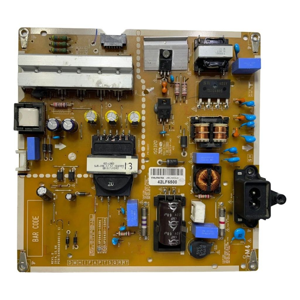 Placa Fonte Tv LG 43uh6100 / 43uh6000 Eax66465001 (1.1)