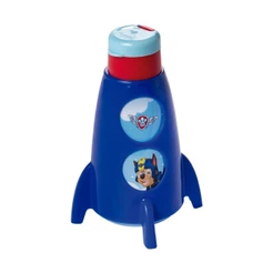 Garrafa Foguete Patrulha Canina 320 ml Azul Plasútil