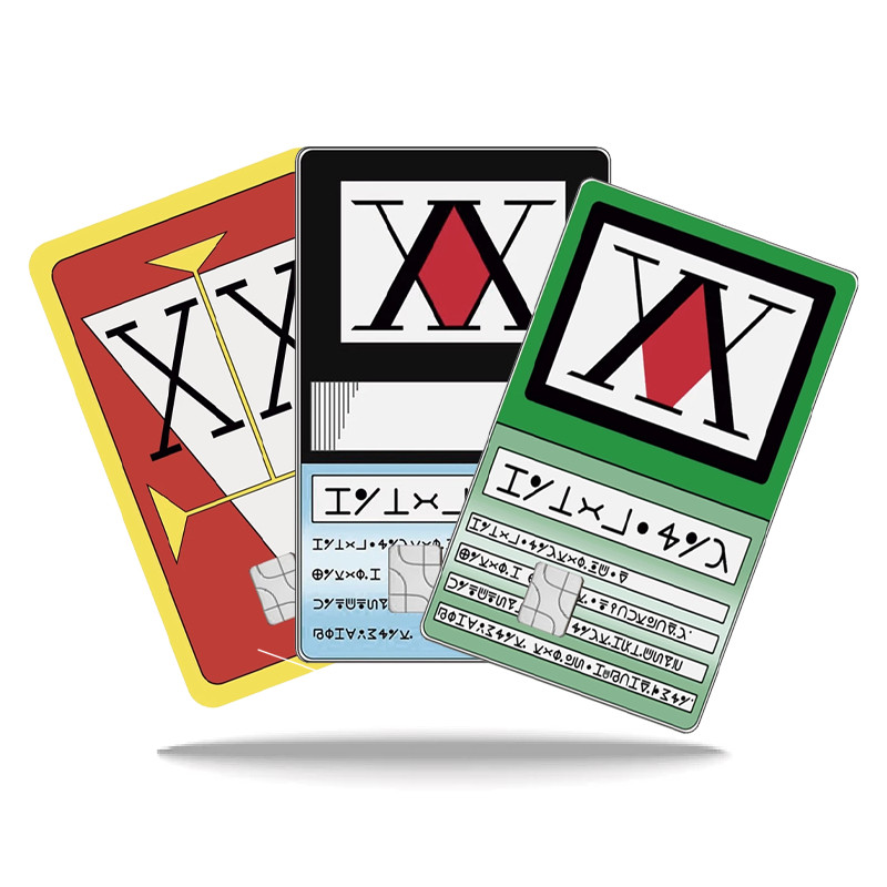 Película Adesiva Para Cartão De Crédito Hunter x Hunter Licença Hunter Skin Card