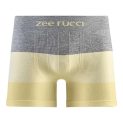 Cueca Boxer Sem Costura Degradê Cinza/Amanhecer