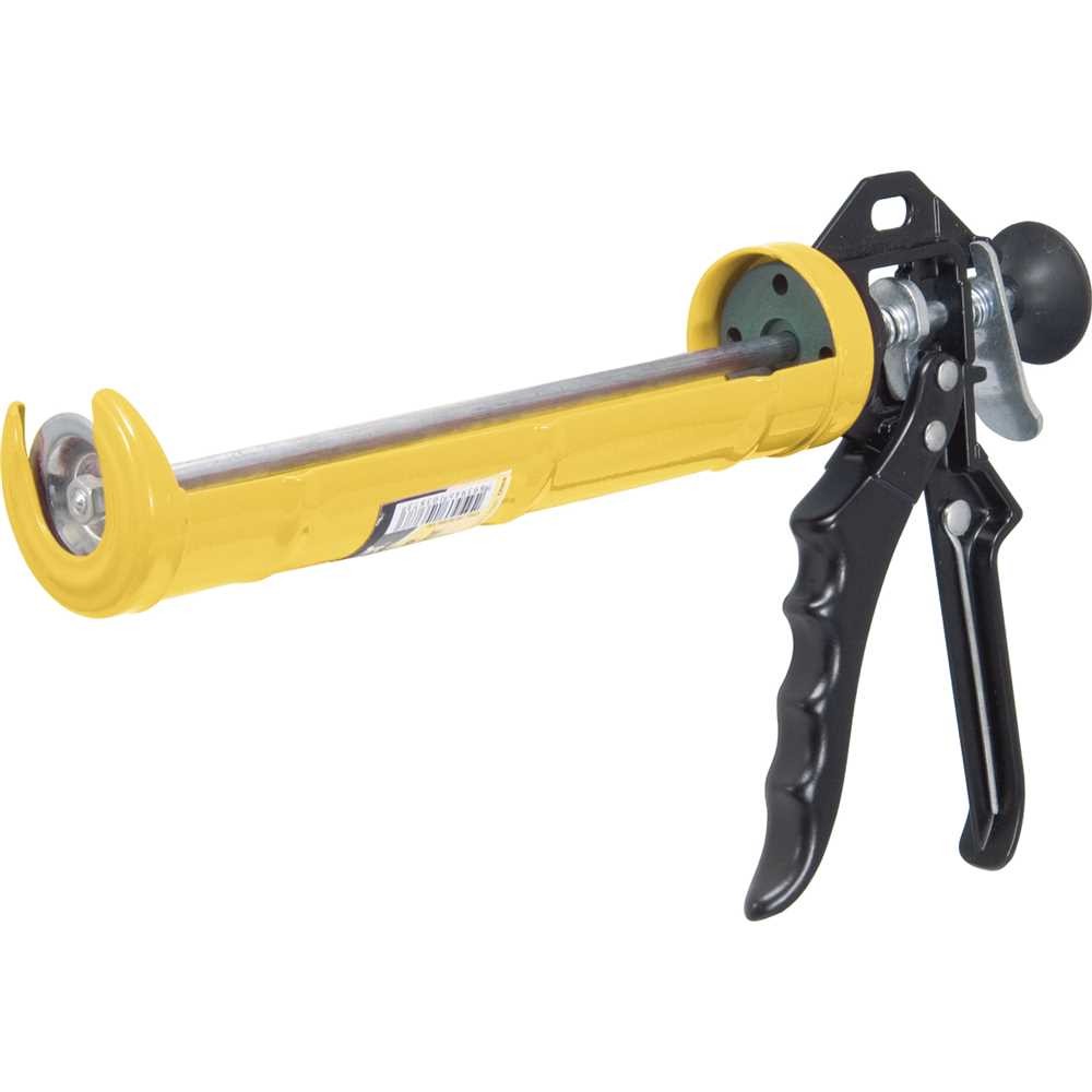Aplicador Para Silicone Amarelo E Preto Vonder