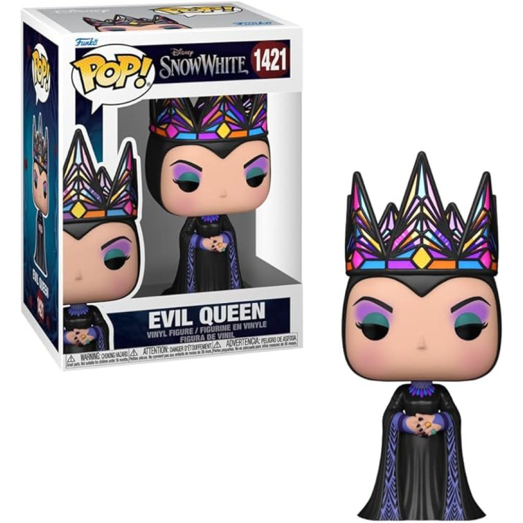 BONECO FUNKO POP! DISNEY A BRANCA DE NEVE LIVE ACTION -  RAINHA MÁ VESTIDO PRETO - 11114