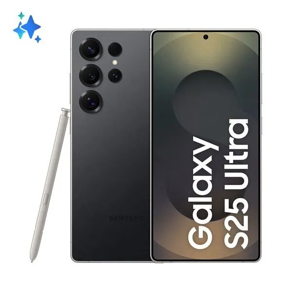 Smartphone Samsung Galaxy S25 Ultra 256GB 5G - Titânio Preto, Caneta S Pen, Câmera Quadrupla 200MP, RAM 12GB, Tela 6.9"